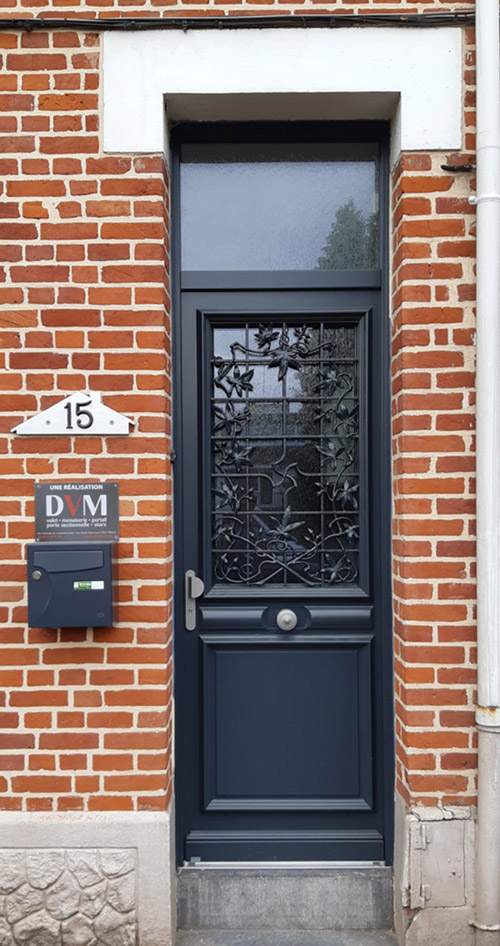 Porte d'entrée bois