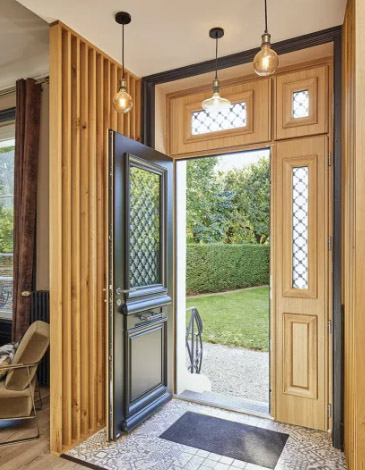 Porte d'entrée mixte