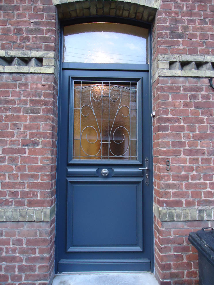 Porte belm djerba en bois laque 7016