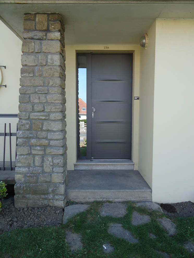 Porte belm dune avec fixe lateral antelio argent