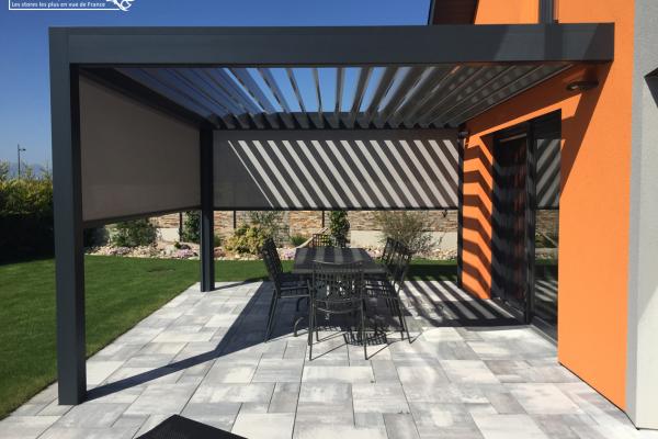 Pergola bioclimatique open position ouverte