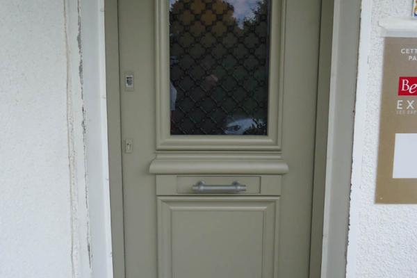Porte belm athena avec serrure motorisee pack empreintes