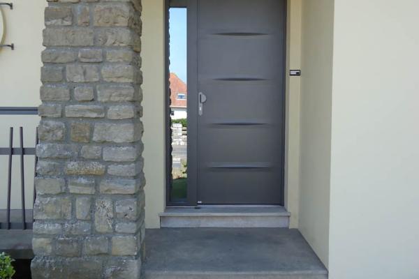 Porte belm dune avec fixe lateral antelio argent